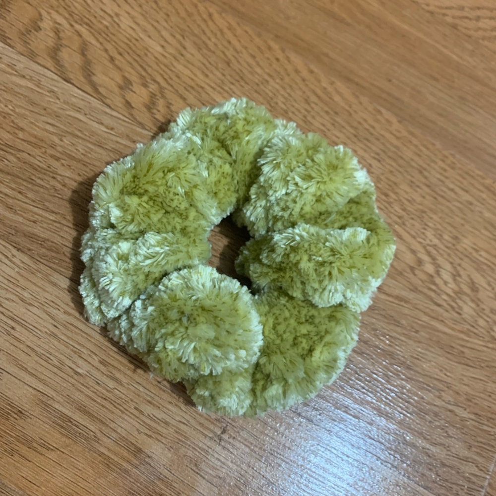Homemade chrocheted scrunchie